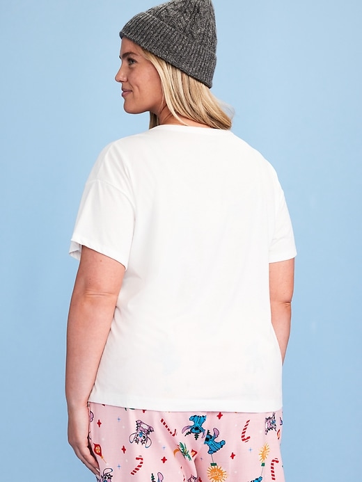 Image number 7 showing, Old Navy x Disney Stitch Holiday-Graphic T-Shirt for Women