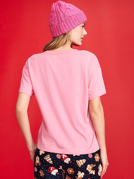 Image number 2 showing, Old Navy x Disney Minnie Mouse Holiday-Graphic T-Shirt for Women