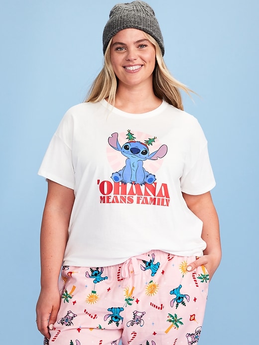 Image number 6 showing, Old Navy x Disney Stitch Holiday-Graphic T-Shirt for Women