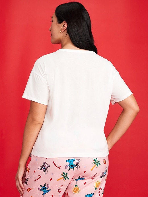 Image number 5 showing, Old Navy x Disney Stitch Holiday-Graphic T-Shirt for Women