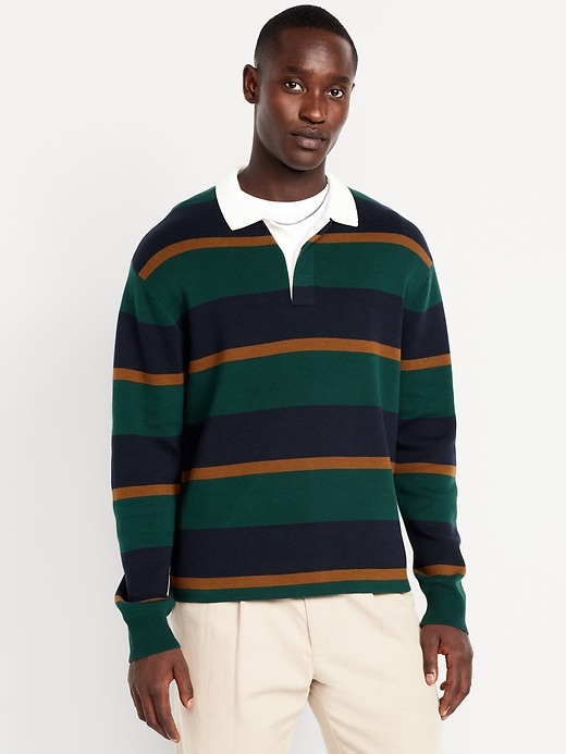 Image number 1 showing, Rugby Stripe Sweater