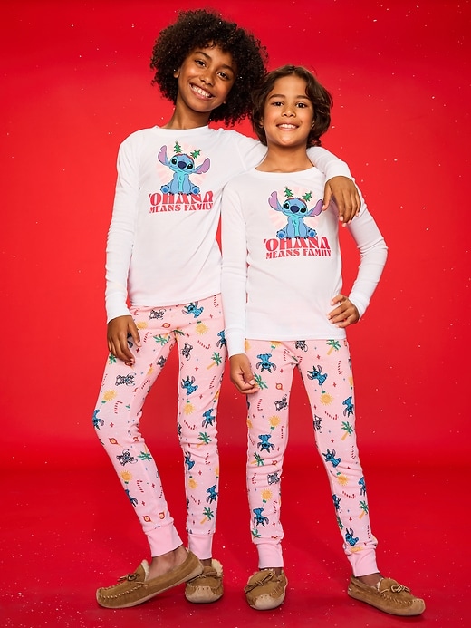 Image number 1 showing, Old Navy x Disney Gender-Neutral Graphic Snug-Fit Pajama Set for Kids