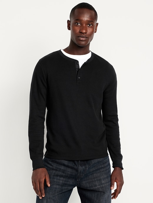 Image number 2 showing, 2-Pack Waffle Henley T-Shirt