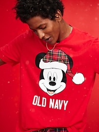 Image number 1 showing, Old Navy x Disney Holiday-Graphic T-Shirt for Men
