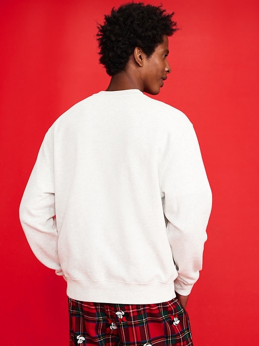 Image number 2 showing, Old Navy x Disney Mickey Mouse Oversized Holiday-Graphic Sweatshirt for Men