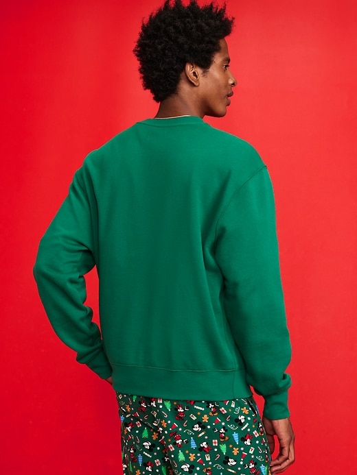 Image number 2 showing, Old Navy x Disney Mickey Mouse Oversized Holiday-Graphic Sweatshirt for Men