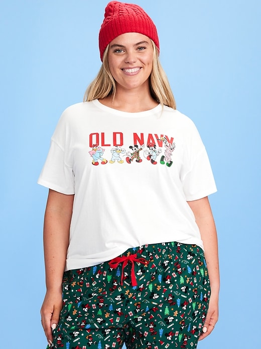 Image number 7 showing, Old Navy x Disney Logo-Graphic T-Shirt for Women