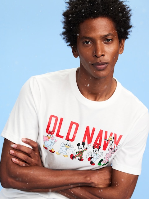 Old Navy x Disney Holiday-Graphic T-Shirt for Men - Disney Parade