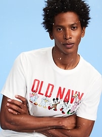 Image number 1 showing, Old Navy x Disney Holiday-Graphic T-Shirt for Men