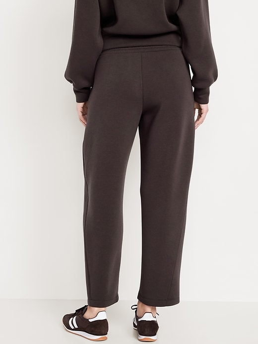 Image number 2 showing, High-Waisted Bounce Fleece Barrel Sweatpants