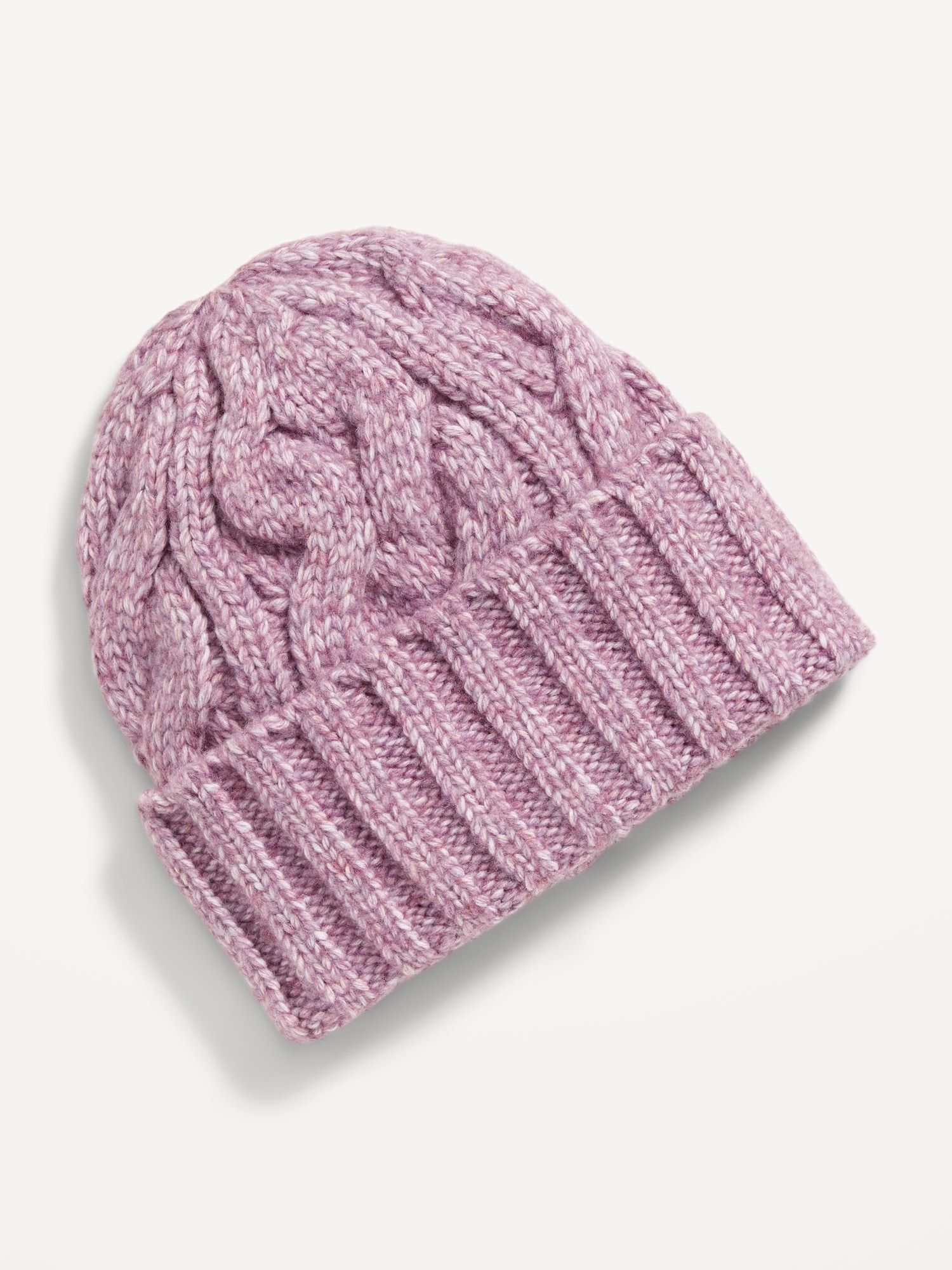 Cable-Knit Beanie for Men