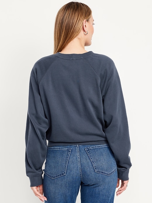 Image number 2 showing, SoComfy Oversized Graphic Raglan Sweatshirt