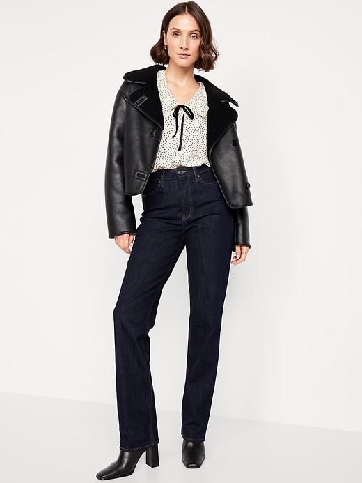 Image number 4 showing, Crepe Button-Down Top