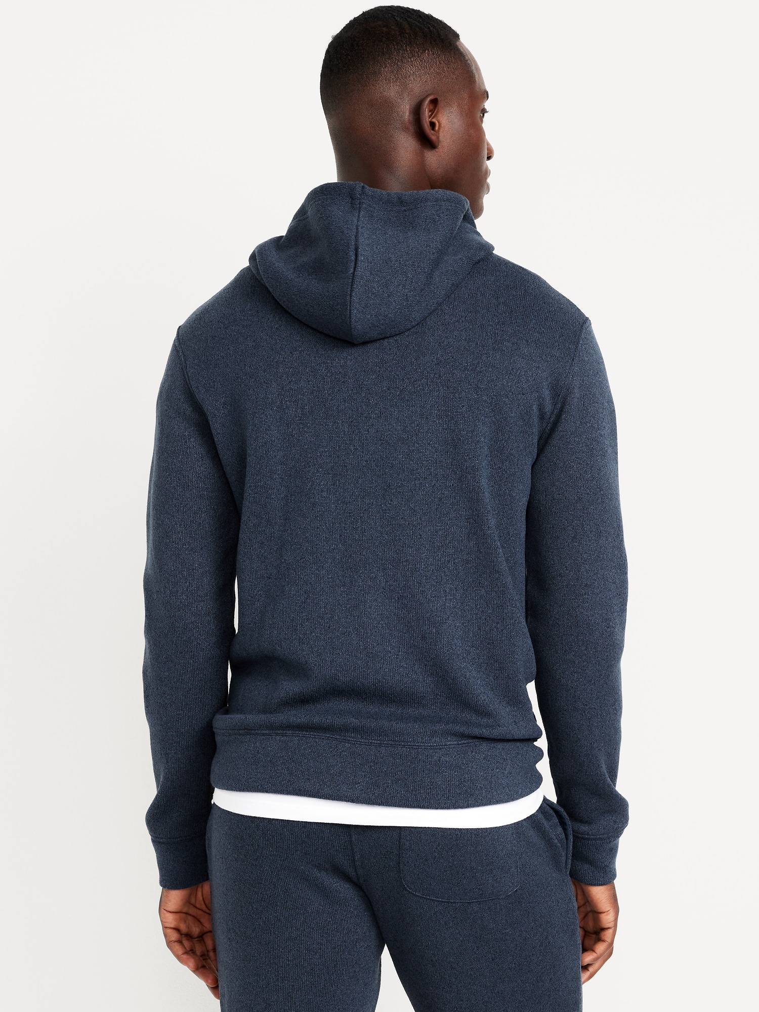 Fleece-Knit Pullover Hoodie