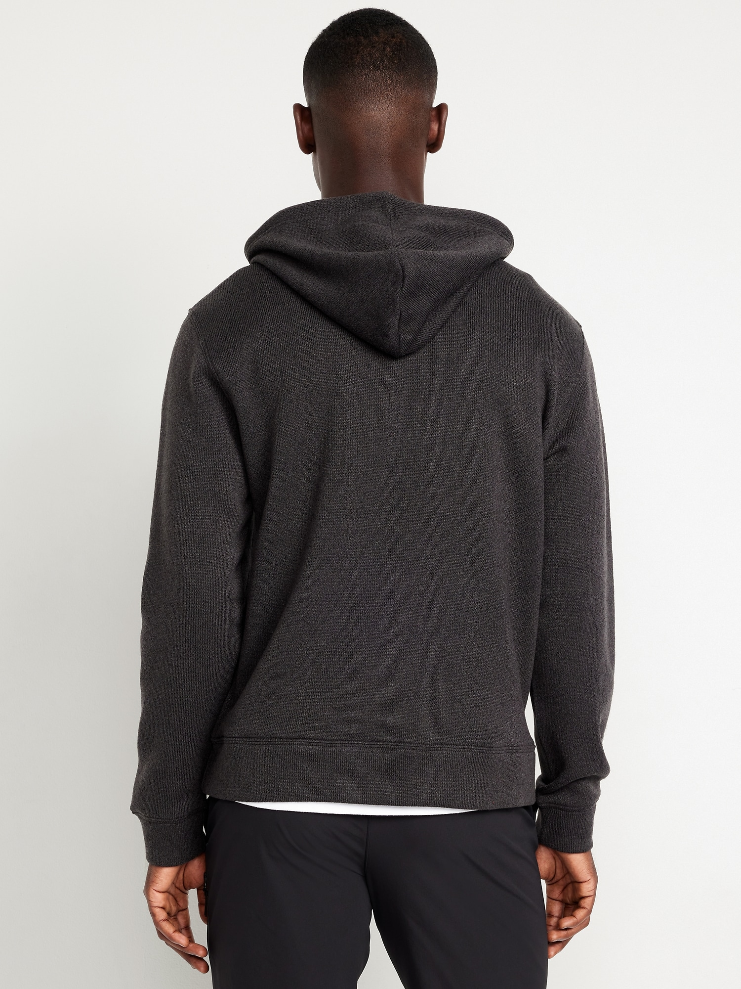 Fleece-Knit Pullover Hoodie