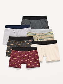 Image number 1 showing, Boxer-Briefs Underwear 6-Pack for Boys