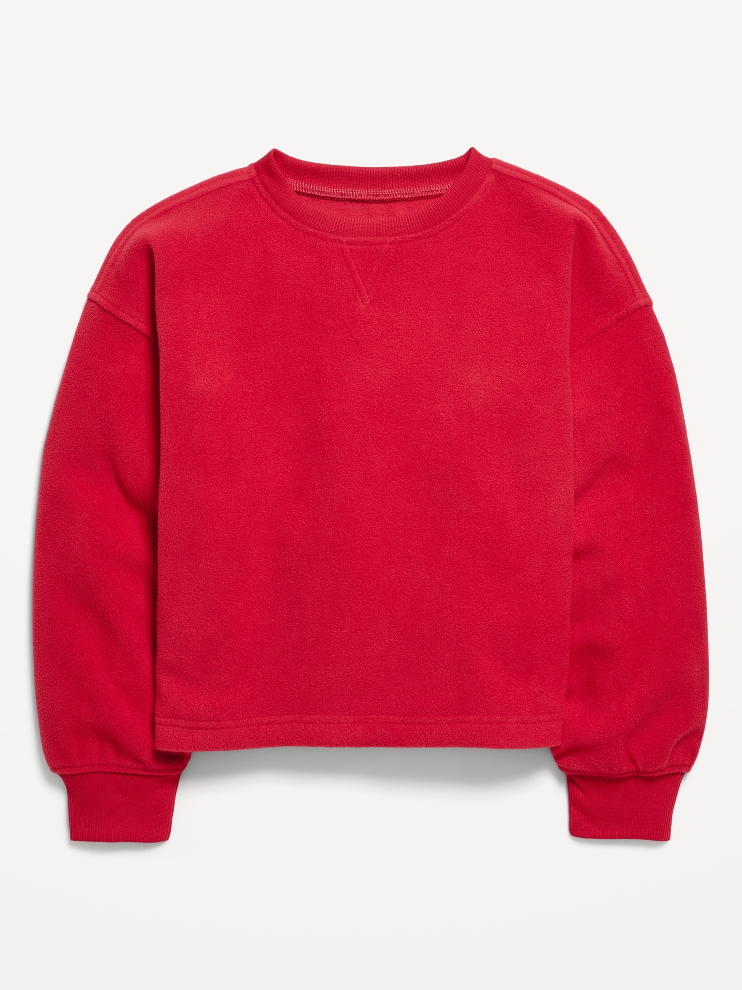 Long-Sleeve Microfleece Top for Girls