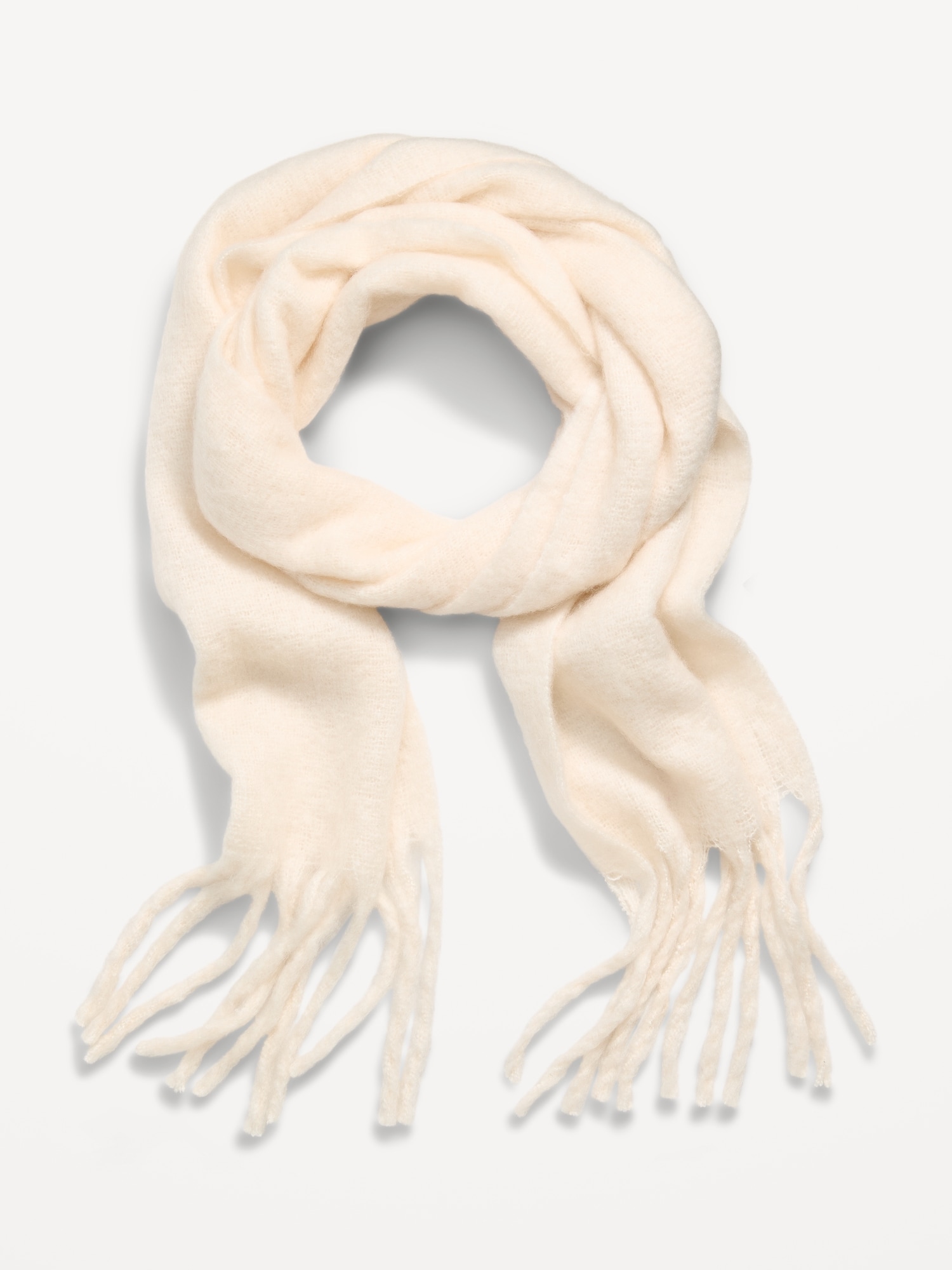 Brushed Fringed Scarf