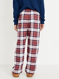 Image number 2 showing, Gender-Neutral Plaid Flannel Pajama Pants for Kids