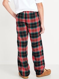 Image number 2 showing, Gender-Neutral Plaid Flannel Pajama Pants for Kids