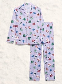 Image number 2 showing, Printed Flannel Pajama Set for Men