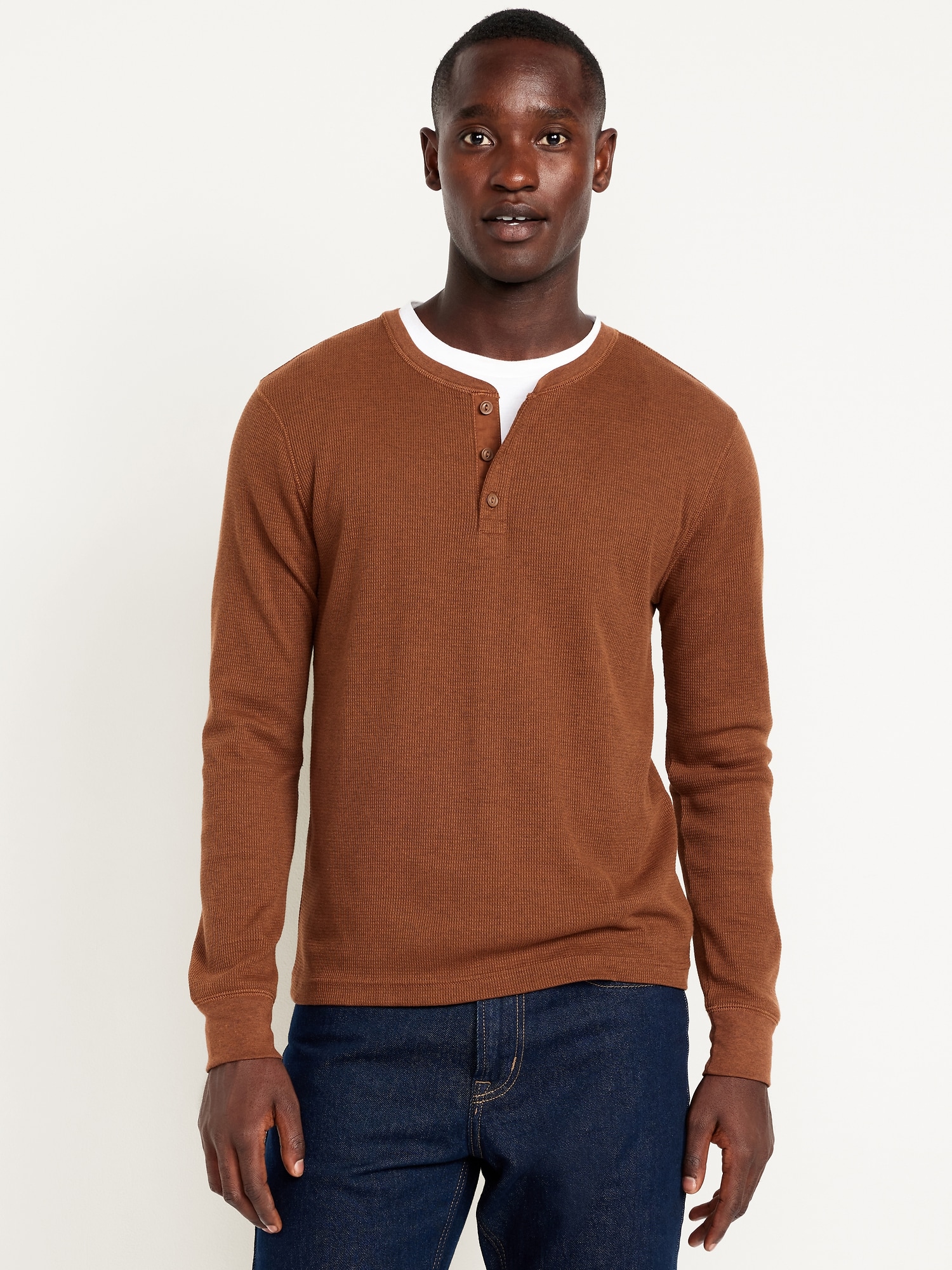 2-Pack Waffle Henley T-Shirt