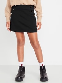 Image number 1 showing, Jacquard-Knit Sailor Skort for Girls