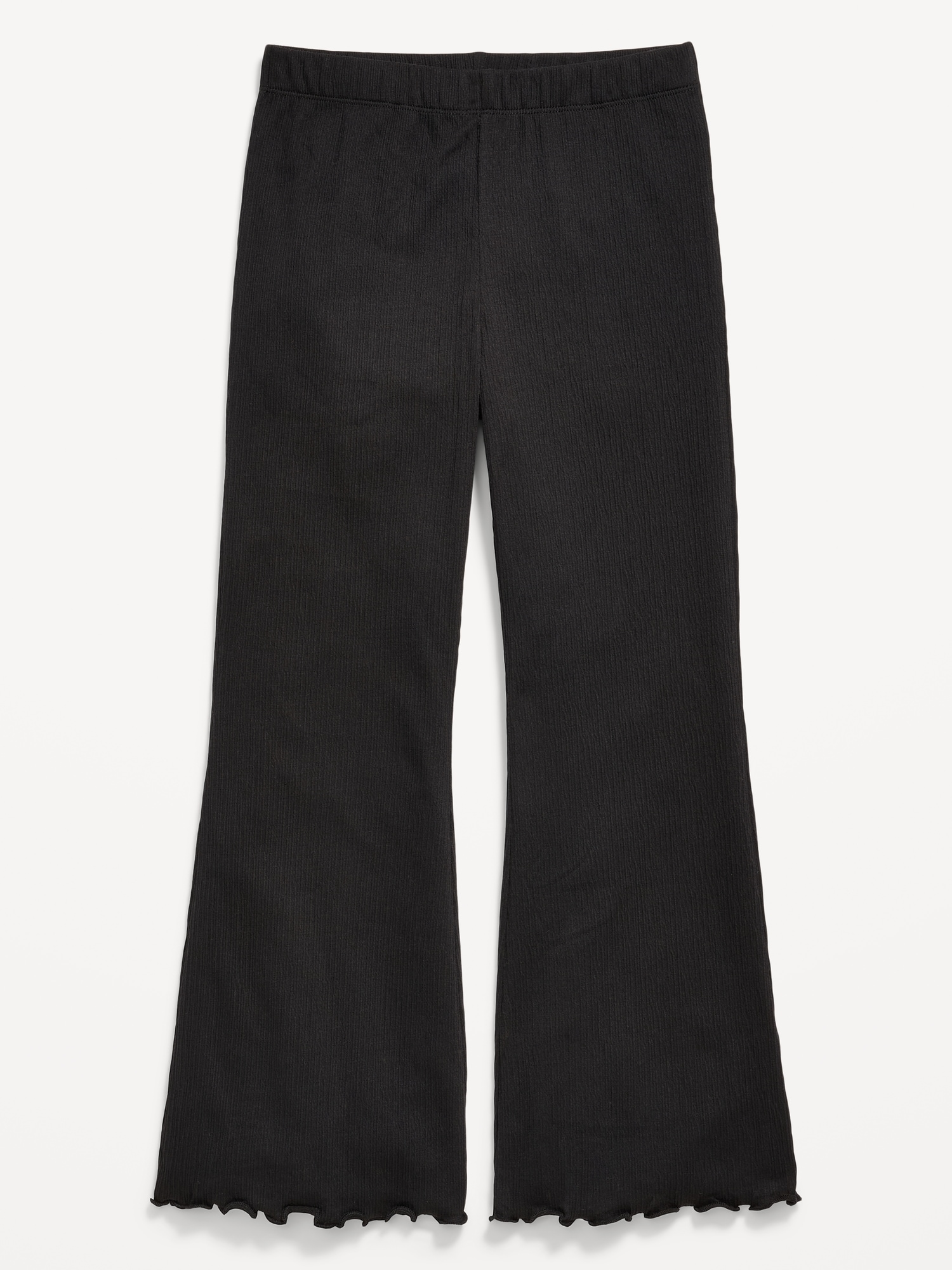 Textured Knit Flare Leggings for Girls