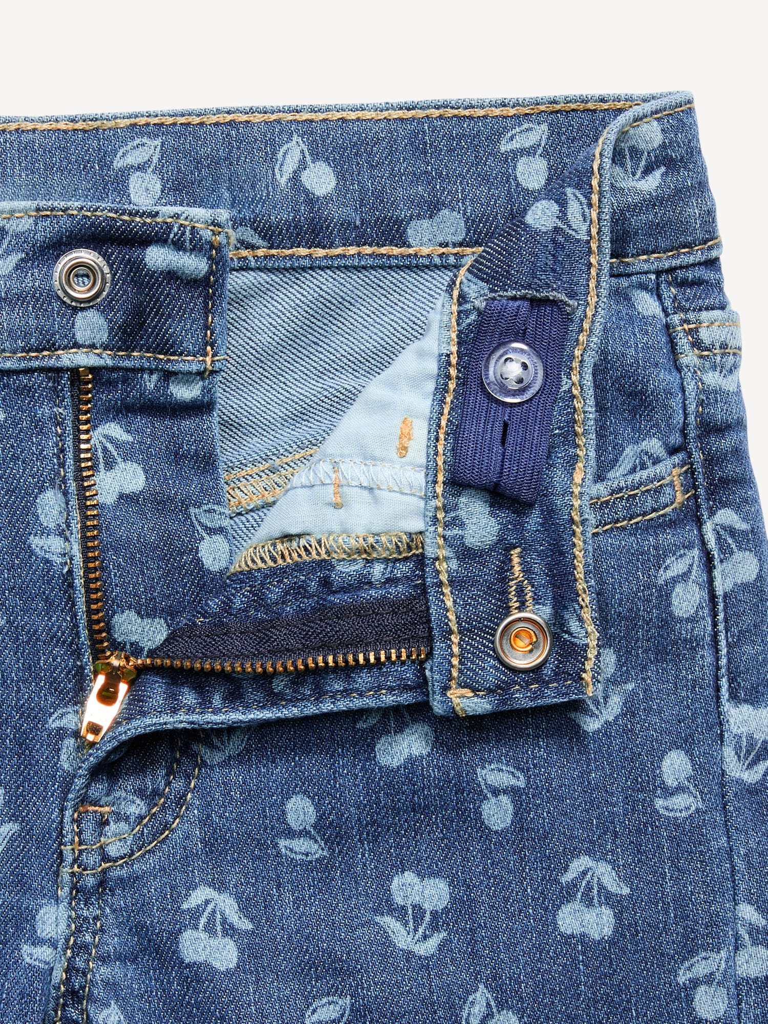 Printed High-Waisted Rockstar 360° Stretch Jeggings for Girls