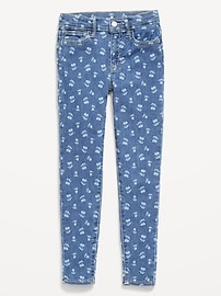 Image number 1 showing, Printed High-Waisted Rockstar 360° Stretch Jeggings for Girls