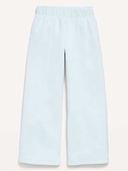 Image number 4 showing, High-Waisted Bounce Fleece Wide-Leg Sweatpants for Girls
