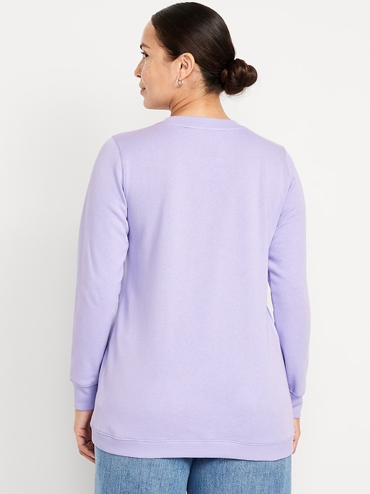 Image number 2 showing, Maternity Cross-Front Nursing Tunic