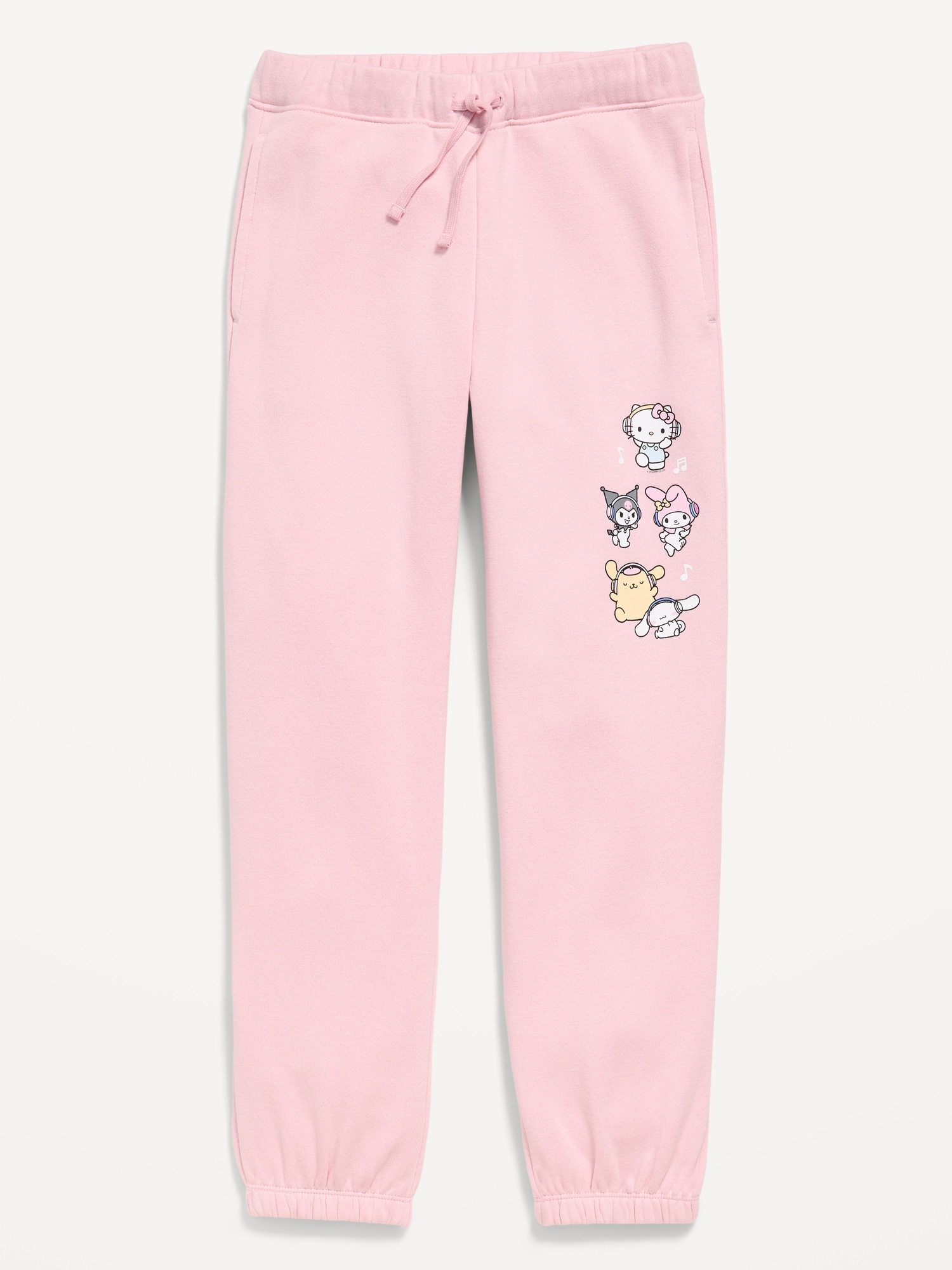 Hello Kitty® High-Waisted Graphic Jogger Sweatpants for Girls