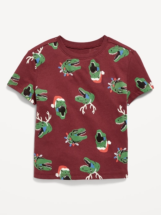 Image number 1 showing, Printed Short-Sleeve T-Shirt for Toddler Boys