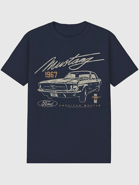 Ford American Muscle Graphic T-Shirt for Men - Navy