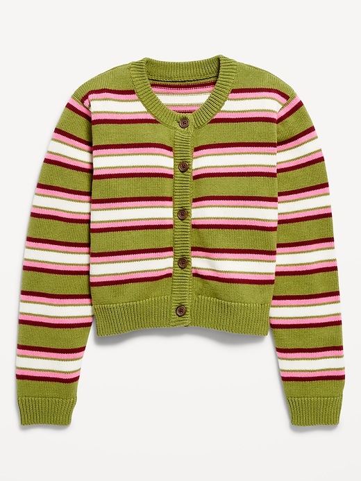 Image number 2 showing, Printed Cardigan Sweater for Girls