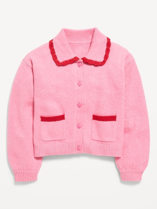 Image number 2 showing, SoSoft Cardigan Sweater for Girls