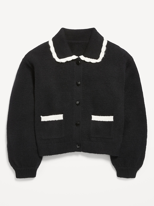 Image number 2 showing, SoSoft Cardigan Sweater for Girls