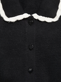 Image number 4 showing, SoSoft Cardigan Sweater for Girls