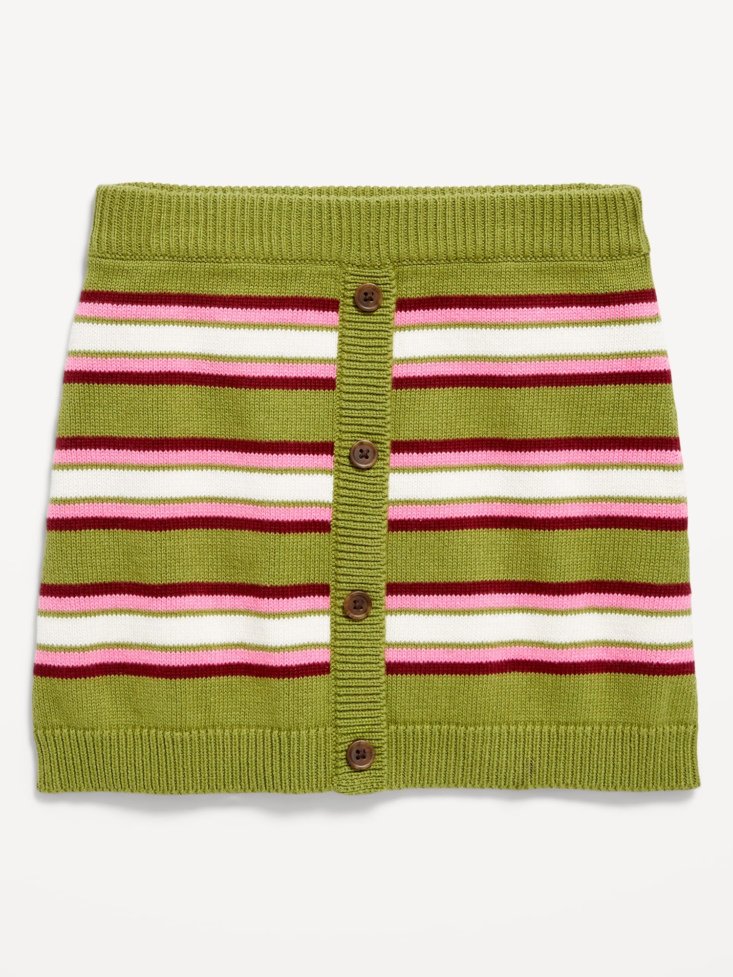Sweater-Knit A-Line Skirt for Girls