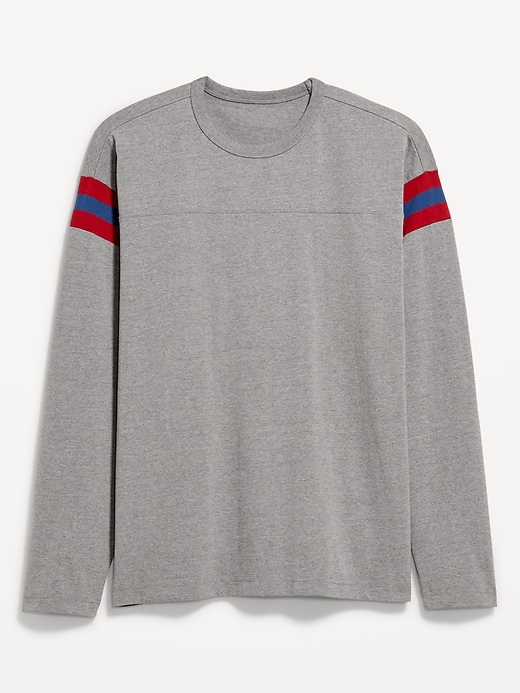 Image number 4 showing, Heavyweight Long-Sleeve Football-Style T-Shirt