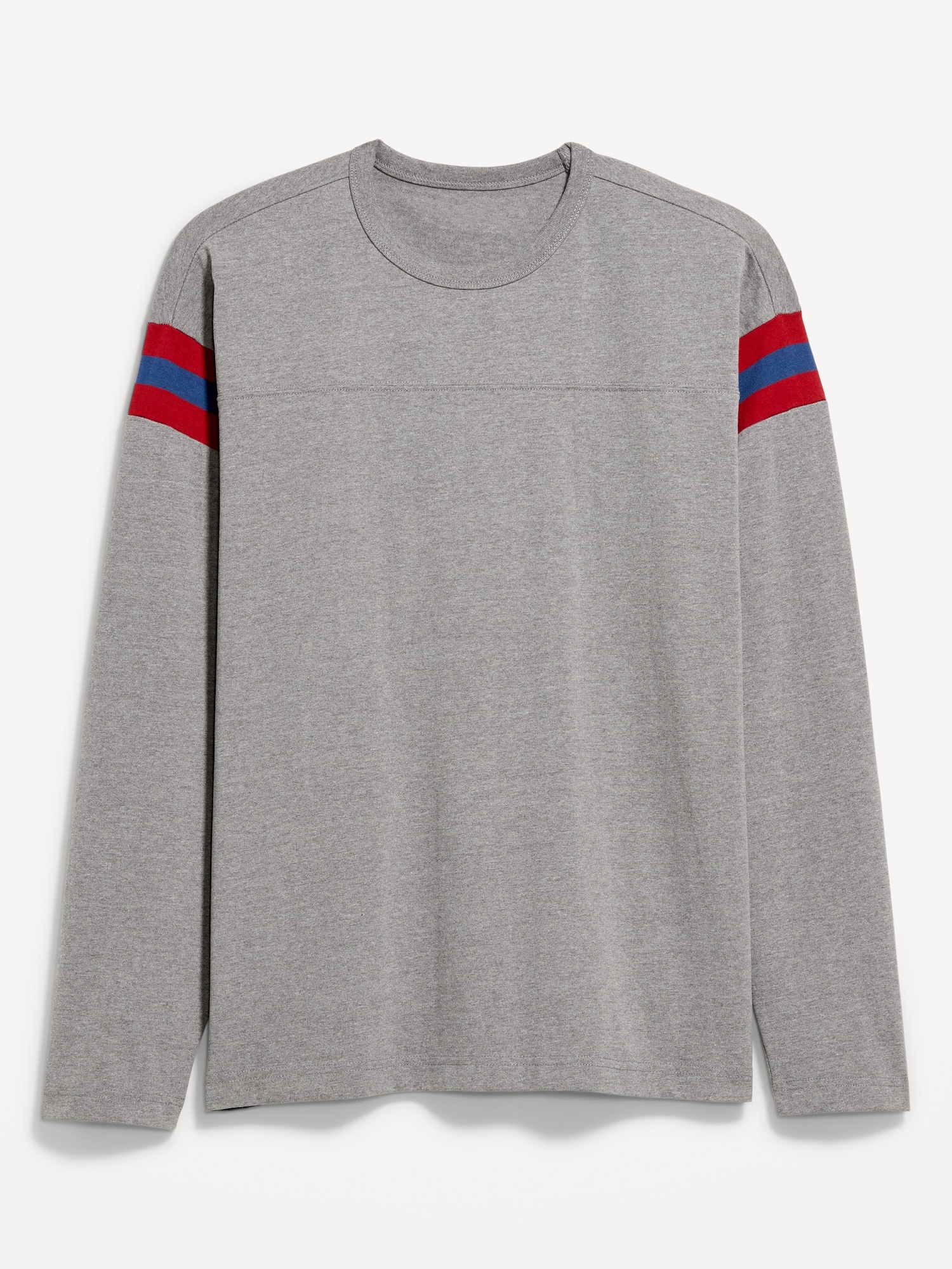 Heavyweight Long-Sleeve Football-Style T-Shirt