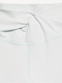 Image number 5 showing, High-Waisted PowerSoft Twist-Front Flare Leggings for Girls