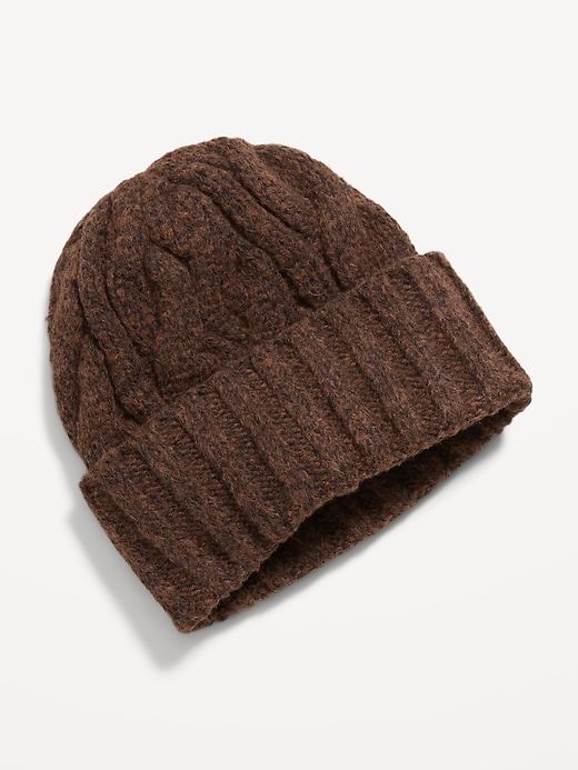 Image number 1 showing, Cable-Knit Beanie for Men