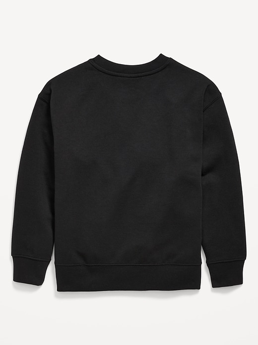 Image number 3 showing, NBA© Milwaukee Bucks© Oversized Gender-Neutral Sweatshirt for Kids