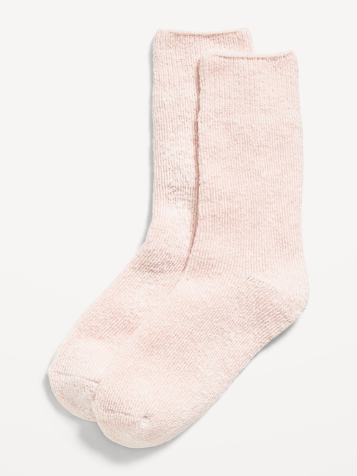 Image number 1 showing, Sweatshirt Crew Sock for Women
