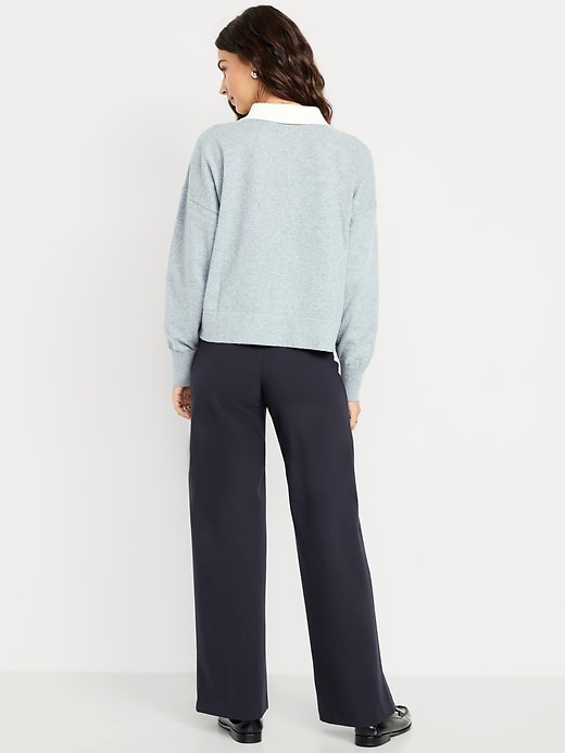 Image number 3 showing, Extra High-Waisted Stevie Wide-Leg Pants