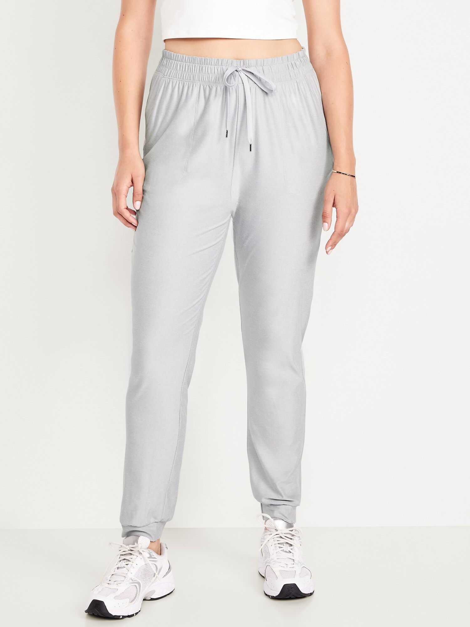 Женские брюки Old Navy High-Waisted CloudMotion, цвет: Серый — фото 4
