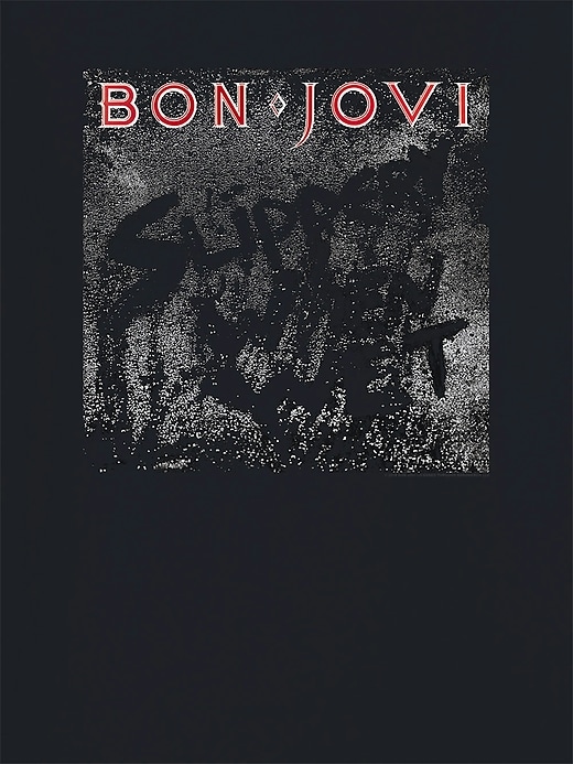 Image number 2 showing, Bon Jovi Graphic T-Shirt for Men