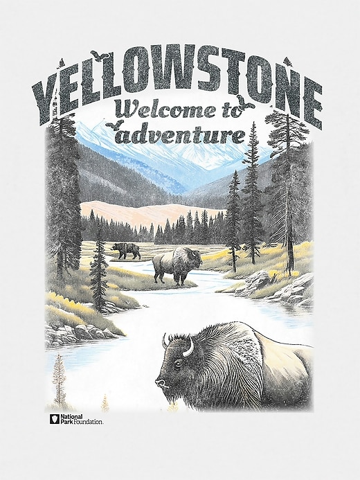 Image number 2 showing, Yellowstone National Park Classic Graphic T-Shirt for Kids